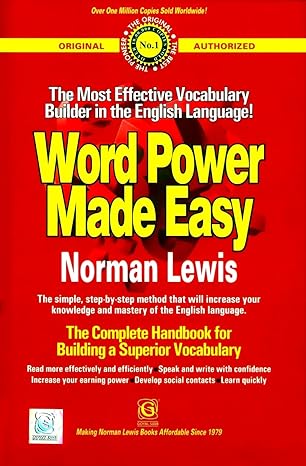 WORD POWER NORMAN LEWIS WR PUBLISHING HOUSE