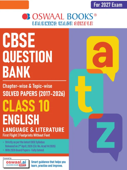 OSWAAL CBSE 10 QUESTION BANK ENGLISH