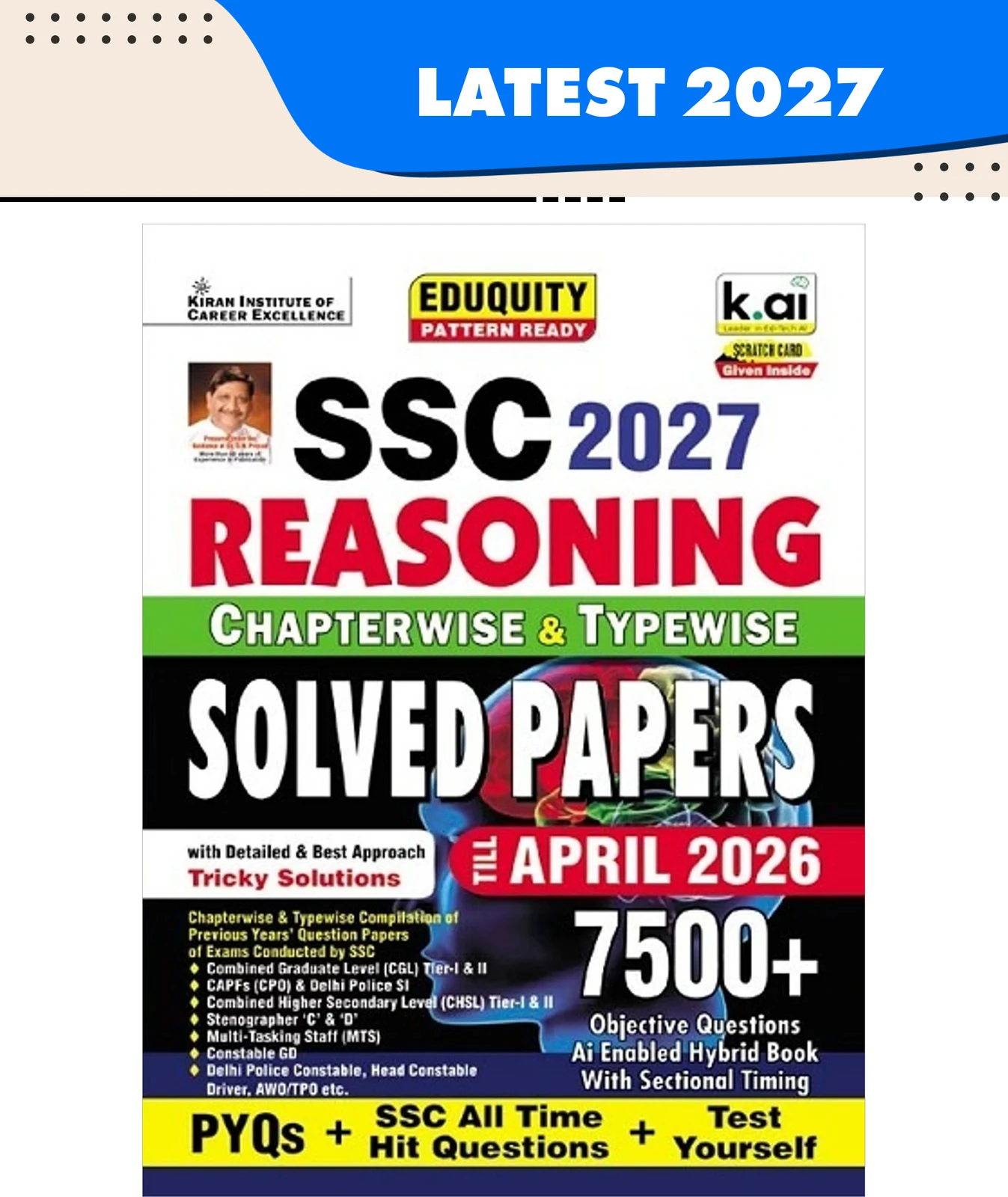 KIRAN SSC REASONING ENGLISH VERSION CODE 6018