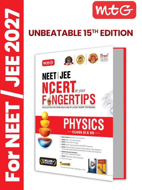 MTG NCERT at your FINGERTIPS Physics For NEET & JEE Exam 2026-2027 | NCERT Exam Scorer, Concept Priority Tracker, HOTS MCQs, Mind Maps & DPP with HD...