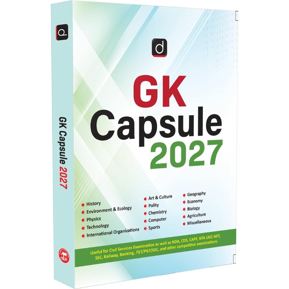 DRISHTI IAS GK Capsule 2027, English Medium, for UPSC, SSC, Railway, Banking, NDA, CDS, CAPF, State PCS, UGC NET & Other Competitive Exams