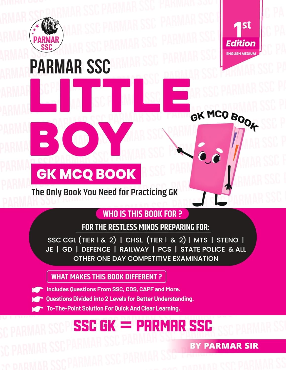 Parmar SSC Little Boy | GK MCQ Book For Practicing GK | English Medium | 1st Edition, 2025 | Useful For SSC CGL and CHSL (Tier 1 & 2) | CPO | MTS | ......
